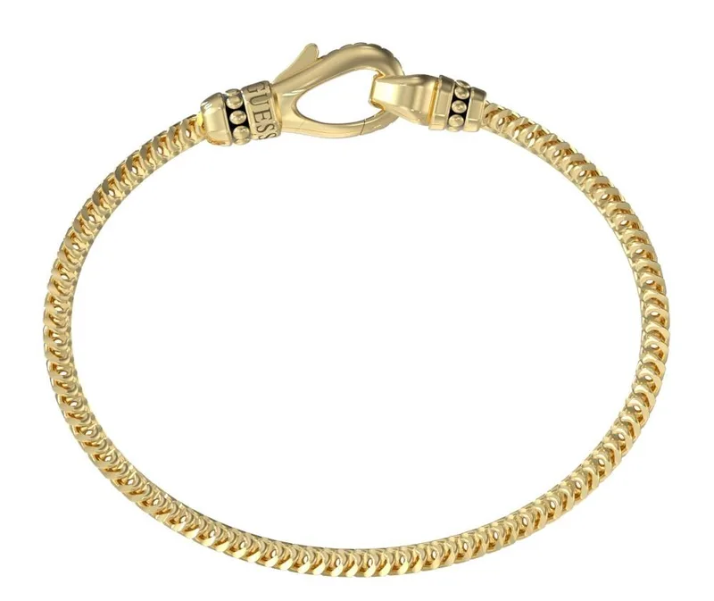 GUESS STEEL Βραχιόλι από Ανοξείδωτο ατσάλι Χρυσό JUMB06023JWYGL
