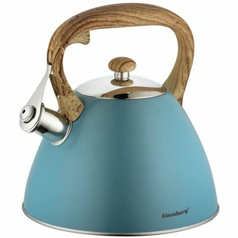 Τσαγιέρα Klausberg KB 7263, 22 cm, 3 l, Σφυρίχτρα ατμού, Επαγωγή, Μπλε
