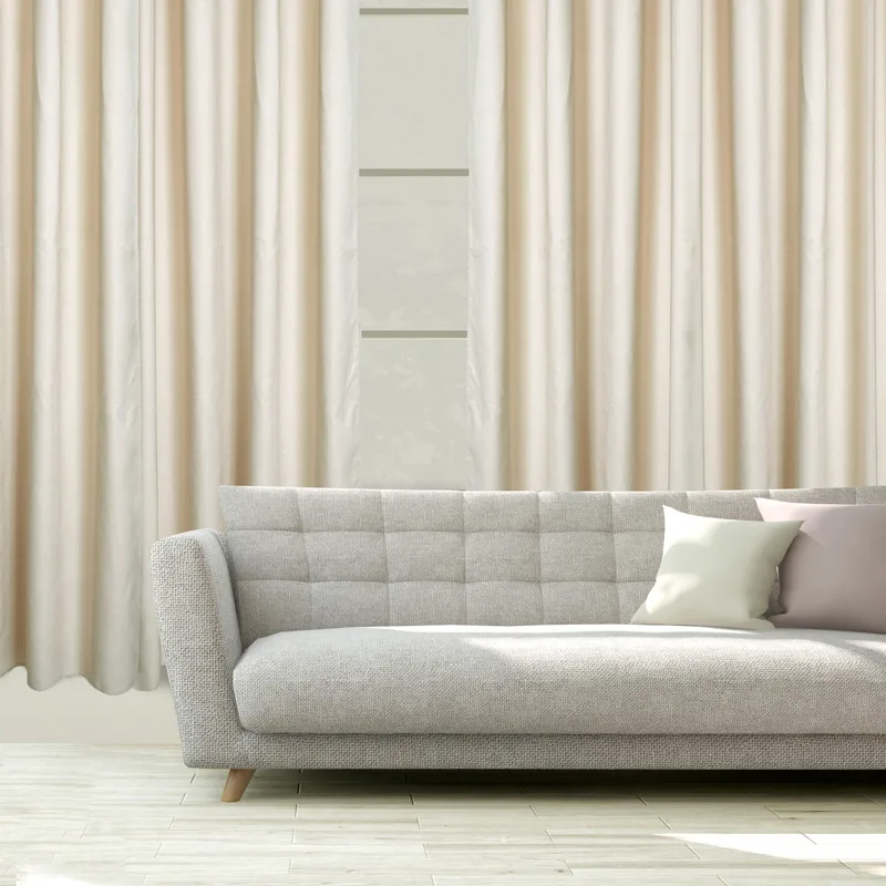 Κουρτίνα 140x270 Με Τρουκς Das Home 2257 Μπεζ 140x270Υ