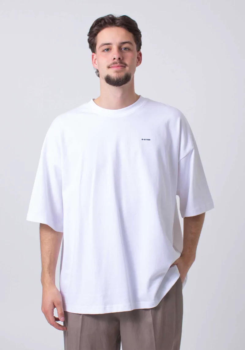 G-Star T Shirt Heavy Jersey - D28607 D709 110 White