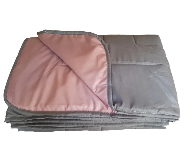 Κουβερλί 2 Όψεων Microfiber Υπέρδιπλο 220x240εκ. Λαχούρι 24home Grey-Ροζ (Ύφασμα: Microfiber, Χρώμα: Ροζ, Μέγεθος: Υπέρδιπλα) - 24home.gr - 24-frazada-2-grey-pink