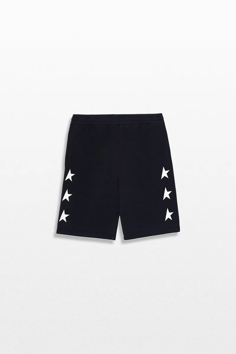 GOLDEN GOOSE Ανδρικό Μπλε Star-Print Drawstring Shorts