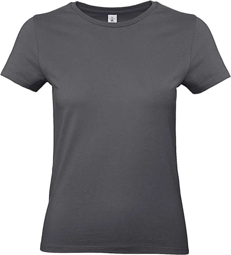 Γυναικείο T-Shirt TW04T B & C E190 Dark Grey