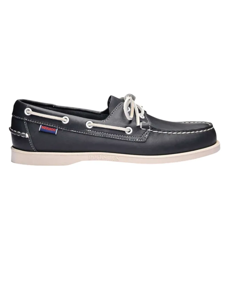 Sebago Ανδρικά Παπούτσια Δερμάτινα Ιστιοπλοικά Docksides Portland L7000H00-908 Μπλε
