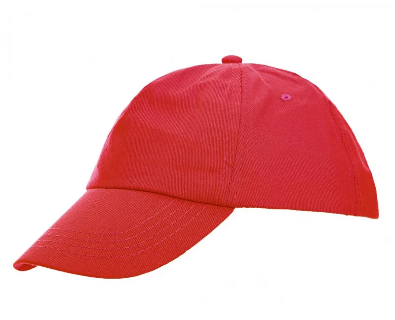 Πεντάφυλλο παιδικό καπέλο τζόκεϊ About Basics Fun - 00806 Red