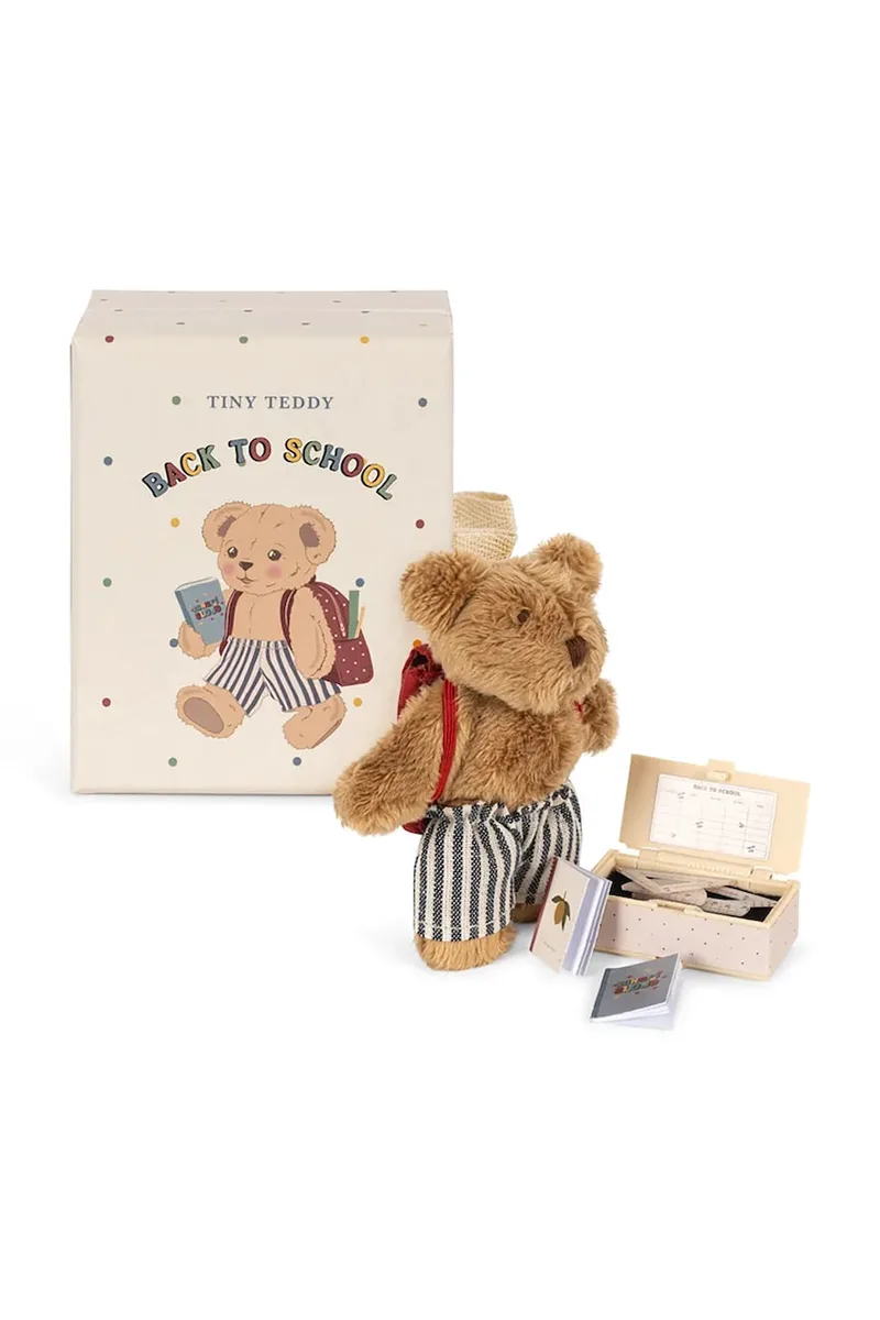 Konges Sløjd παιχνίδι αγκαλιάς παιδικό TINY TEDDY BACK TO SCHOOL
