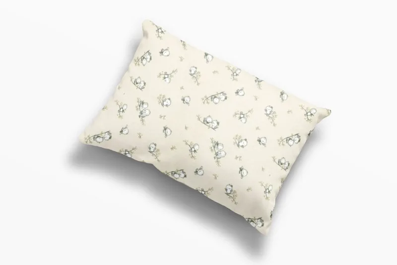 Μαξιλαροθήκη Φάκελος Φανελένια Bebe 35x45εκ. Birds 16 Ecrou DIMcol (Ύφασμα: Φανέλα, Χρώμα: Εκρού ) - DimCol - 1915857708601678