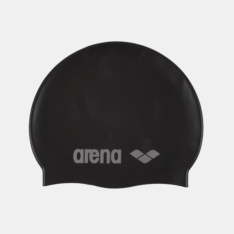 ARENA CLASSIC SILICONE JUNIOR CAP ΜΑΥΡΟ