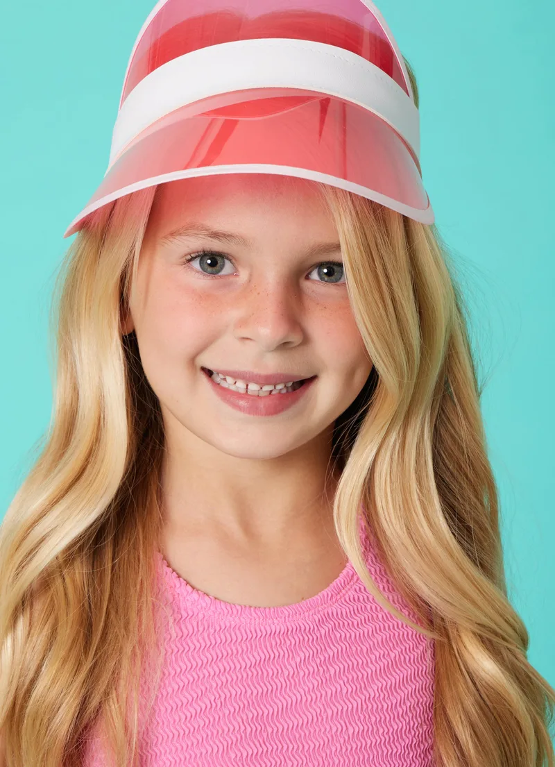 GIRL'S ONE PIECE CRINCLE PINK