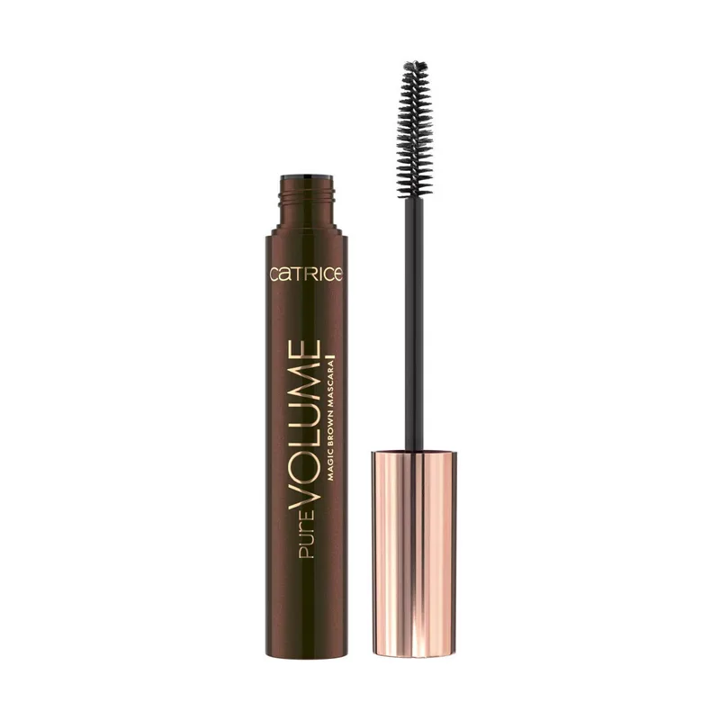Μάσκαρες για ψεύτικες βλεφαρίδες Catrice Volume Pure Magic Brown Mascara - 10 Burgundy Brown