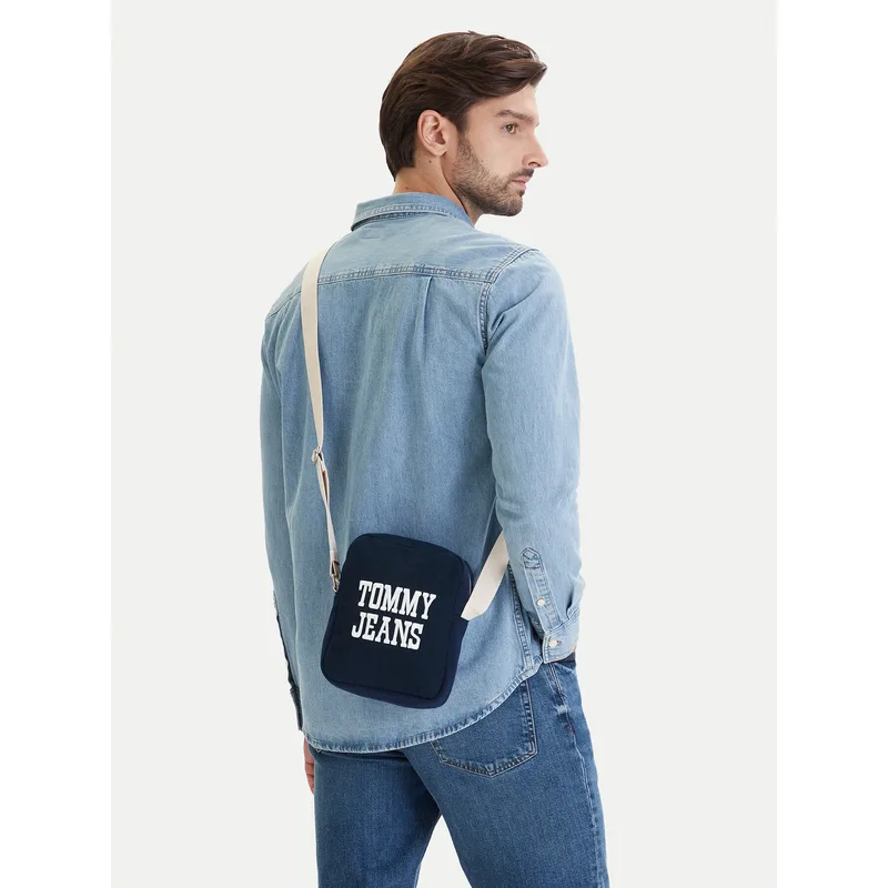 Τσαντάκι Tommy Jeans Tjm Bold Varsity Reporter AM0AM14223 Σκούρο μπλε