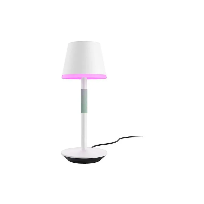 Επιτραπέζια φωτιστικά Philips Lampe à poser Hue W C Go connectée portable blanc