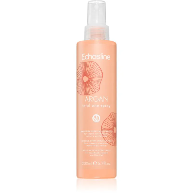 Echosline Argan total one spray σπρέι για τα μαλλιά για θρέψη και λάμψη 200 ml