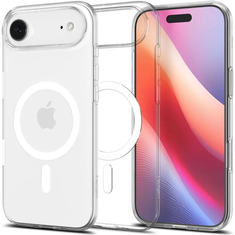 Θήκη iPhone Air Spigen Liquid Crystal MagFit Ανθεκτική Σιλικόνης με MagSafe - Clear / White (ACS10395)