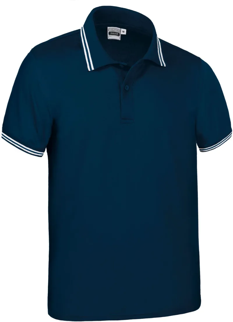 Κοντομάνικο Polo Shirt JAGUAR Valento POVAJAGMB Orion Navy Blue-White