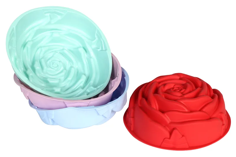 Φόρμα Σιλικόνης Rose για Cake-διαφορα χρωματα