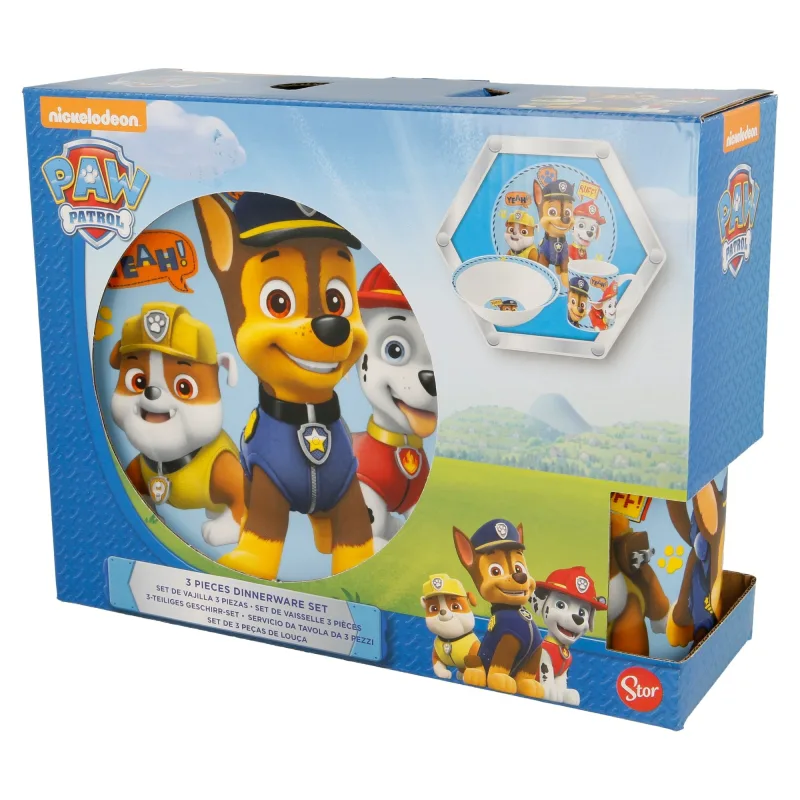 ΚΕΡΑΜΙΚΟ ΣΕΤ ΦΑΓΗΤΟΥ ΣΕ ΣΥΣΚΕΥΑΣΙΑ ΔΩΡΟΥ - PAW PATROL