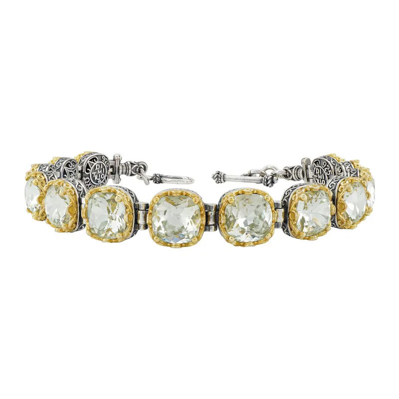DIMITRIOS Ασημένιο Βραχιόλι Με Πέτρες Swarovski B42