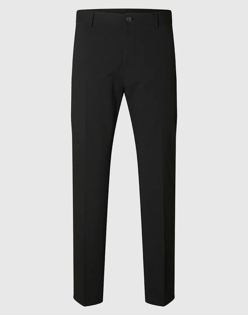SELECTED SLHSLIM-LIAM TRS FLEX NOOS 16087825-BLACK Black