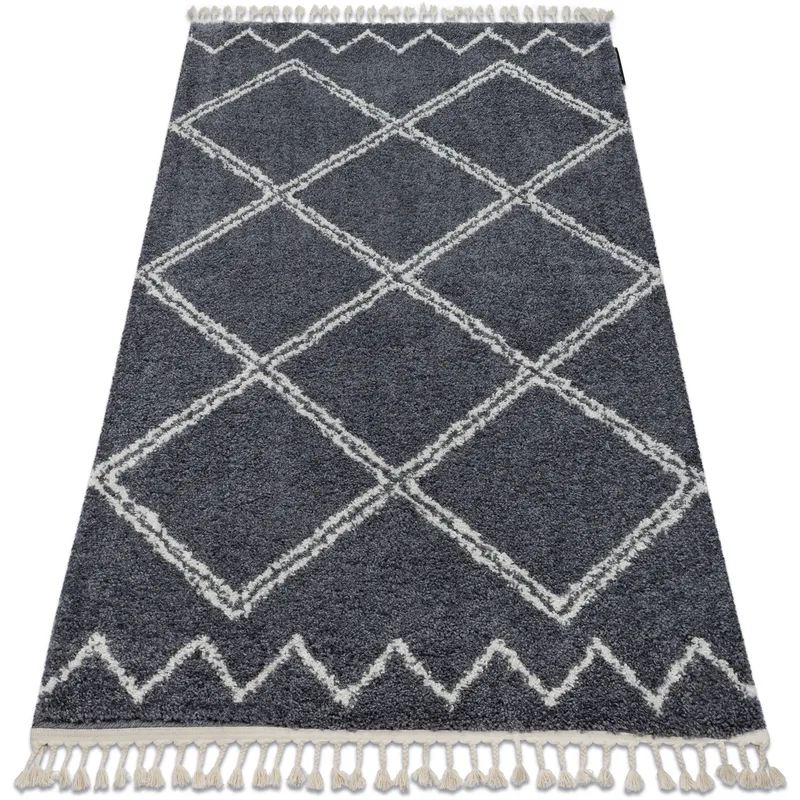 Χαλιά Rugsx Χαλί BERBER ASILA B5970 γκρι / λευκό 240x330 cm