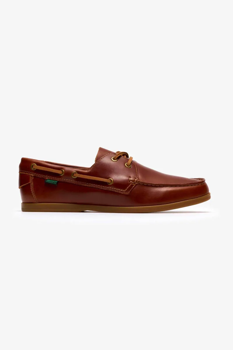 Clarks ανδρικά δερμάτινα boat shoes "Charmouth Lace" - 26186434 Ταμπά