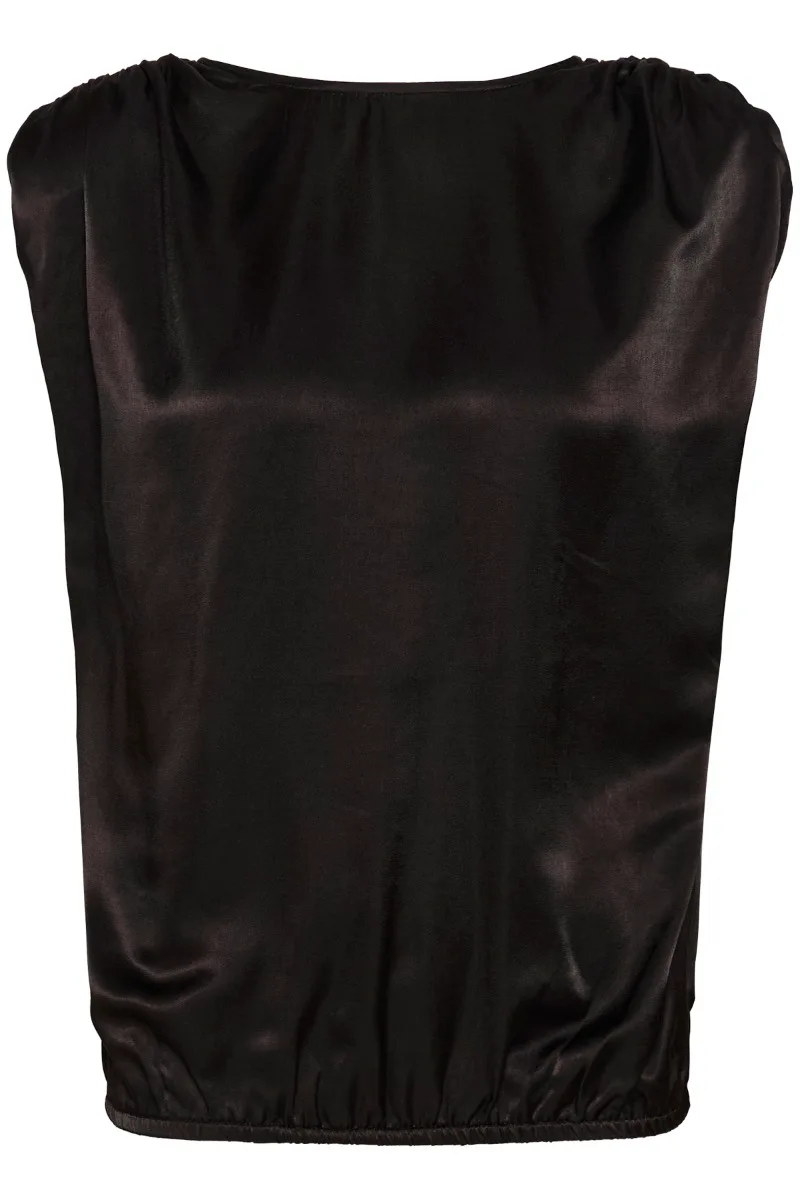 ΓΥΝΑΙΚΕΙΑ ΜΠΛΟΥΖΑ ESTELLEMW WRAP TOP ΜΑΥΡΟ