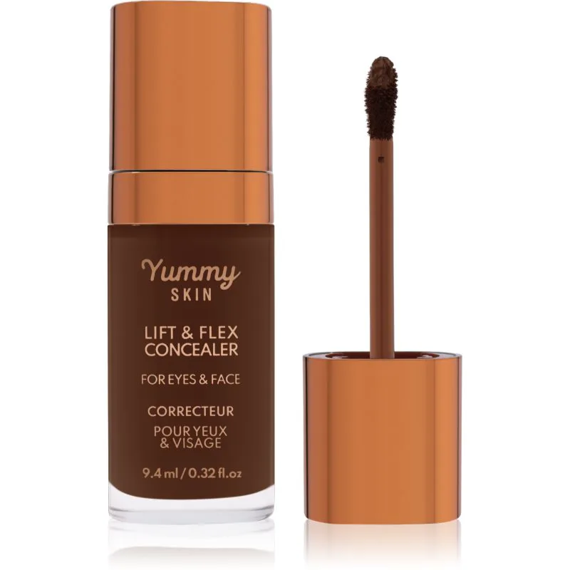 Danessa Myricks Beauty Yummy Skin Lift & Flex Concealer υγρό κονσίλερ με ματ αποτελέσματα απόχρωση 18 - Deep with Neutral Warm Undertones 8.4 ml