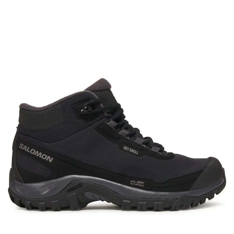 Παπούτσια πεζοπορίας Salomon Shelter Waterproof L47855000 Μαύρο