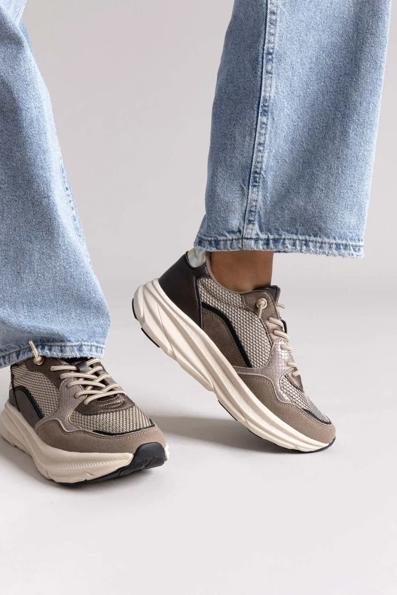 Xti Footwear Αθλητικά παπούτσια από διάφορα υλικά - 144686 - Bronze