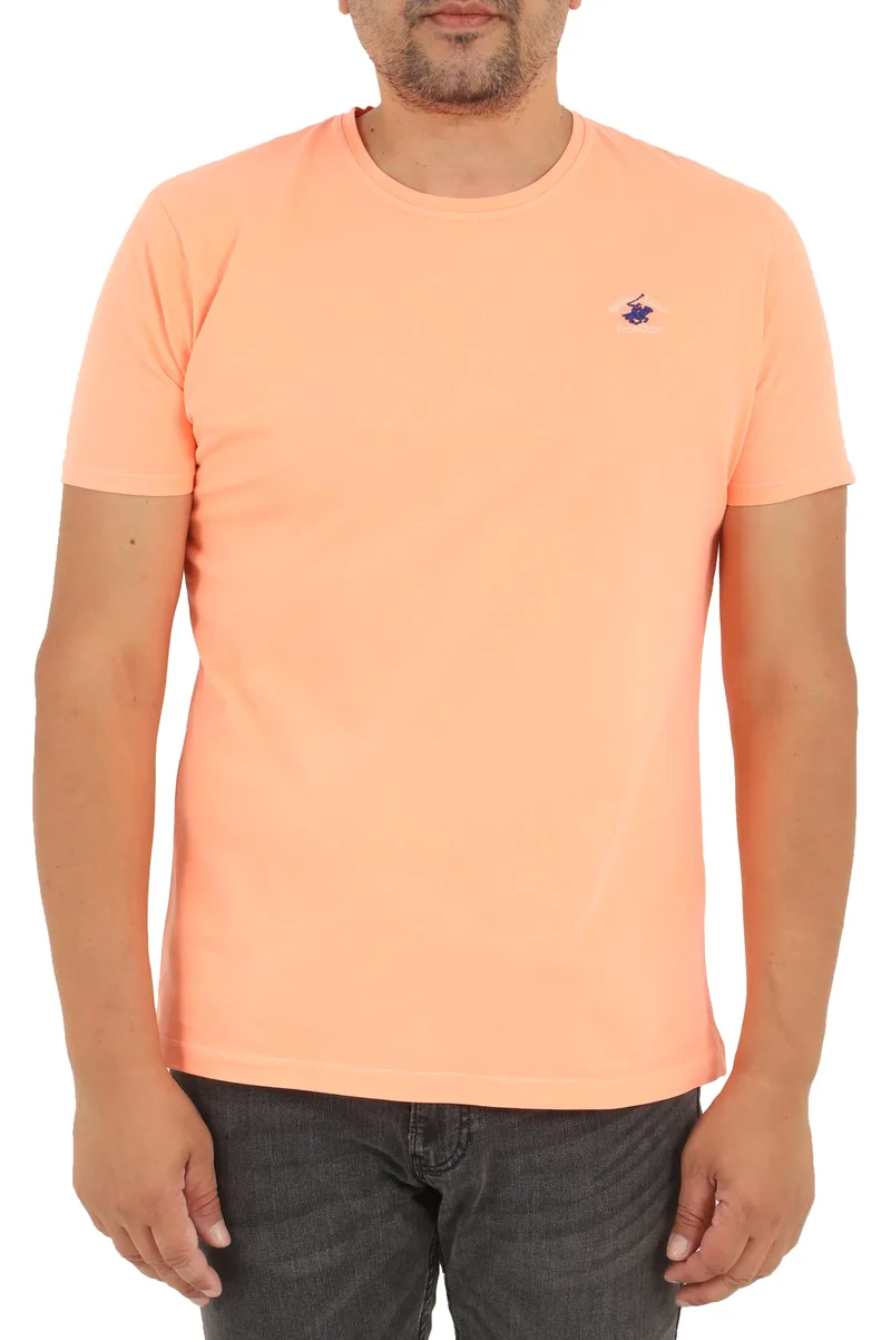 Μπλούζα Κοντομάνικη Beverly Hills Polo Club Με Κεντητό Λογότυπο TS41759-0203 Ανδρικό