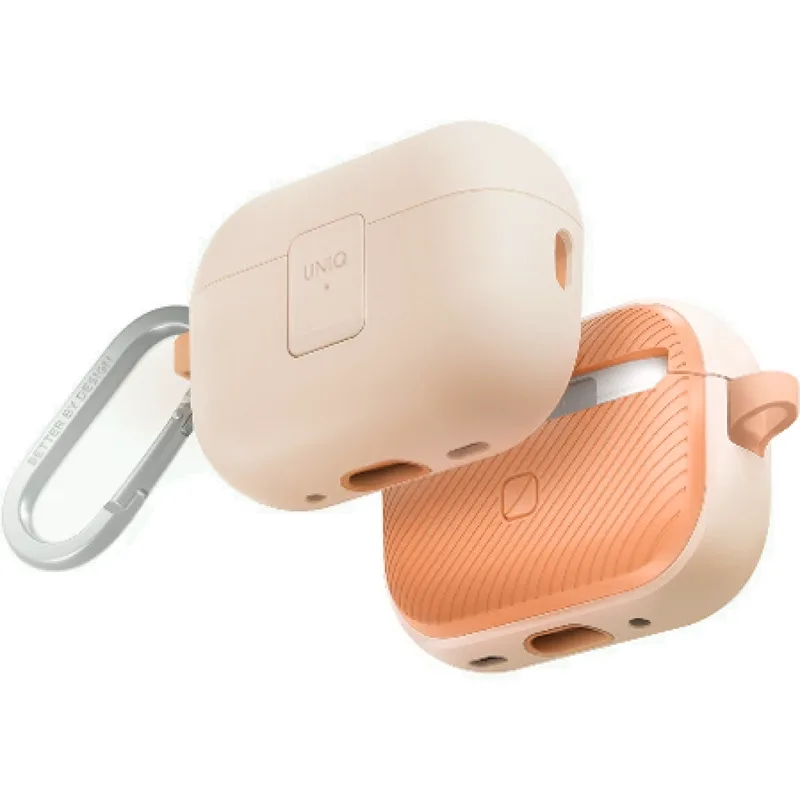 Θήκη AirPods Pro 2nd Gen Uniq Clyde Σκληρή με Μαγνητικό Κλείσιμο - Light Ροζ / Crepe Ροζ (UNIQ-AIRPODSPRO2-CLYLPKCPK)