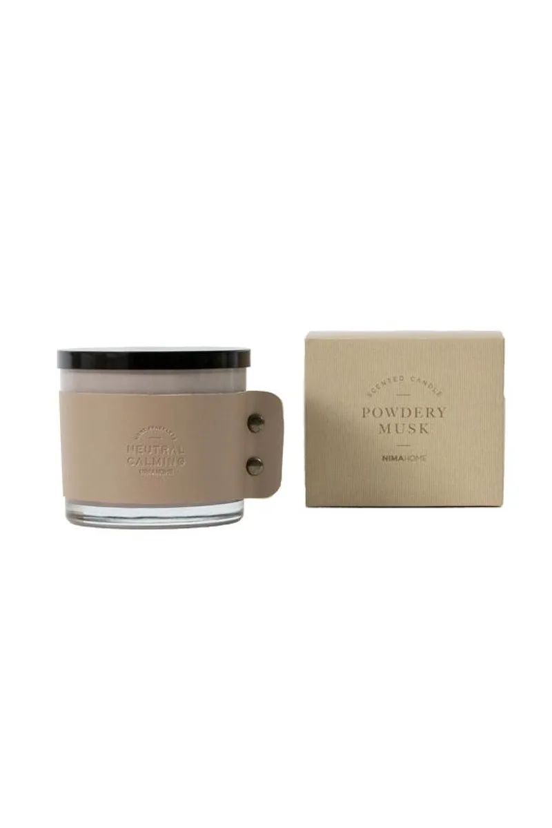 Αρωματικο Κερι Powdery Musk 250Gr Nima Μονόχρωμο