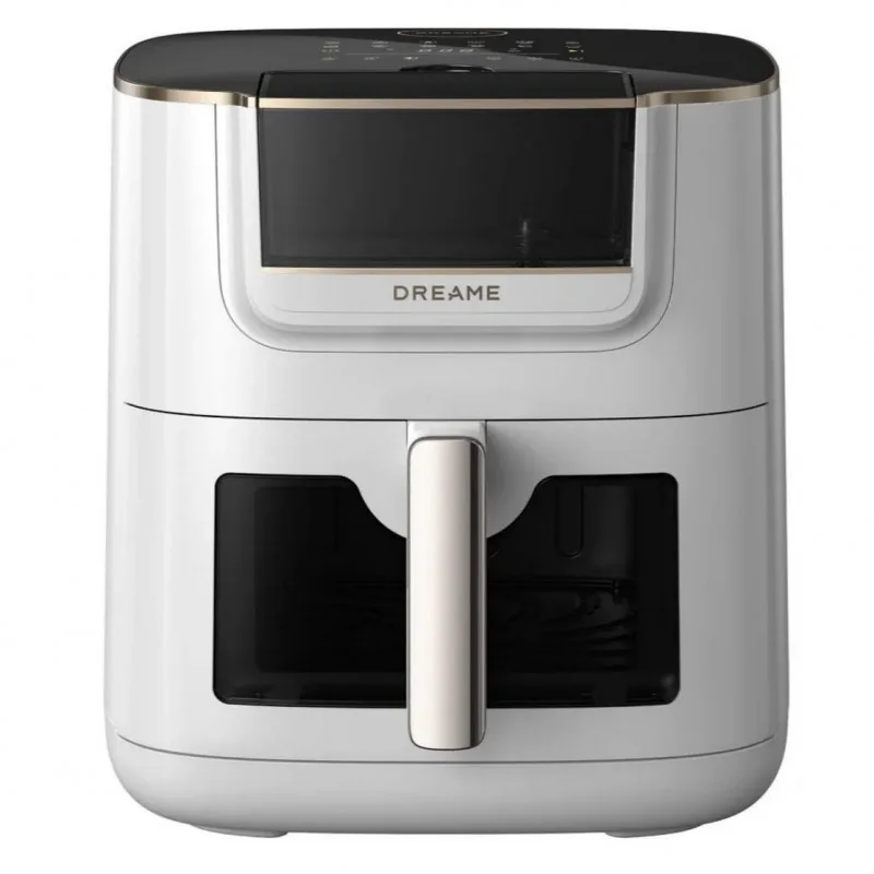 Φριτέζα ζεστό αέρα Dreame AF30, 2300W, 7 λίτρα, 12 προγράμματα, 50-200°C, Dual-Source Cyclonic Heat, SmartSteam, LED, NTC, Λευκό