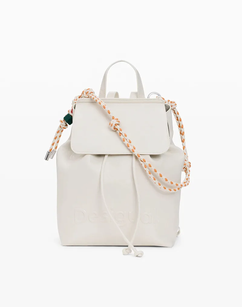 DESIGUAL BACK_HALF LOGO LUEN ΤΣΑΝΤΑ ΓΥΝΑΙΚΕΙΟ 26SAKP18-1008 Cream