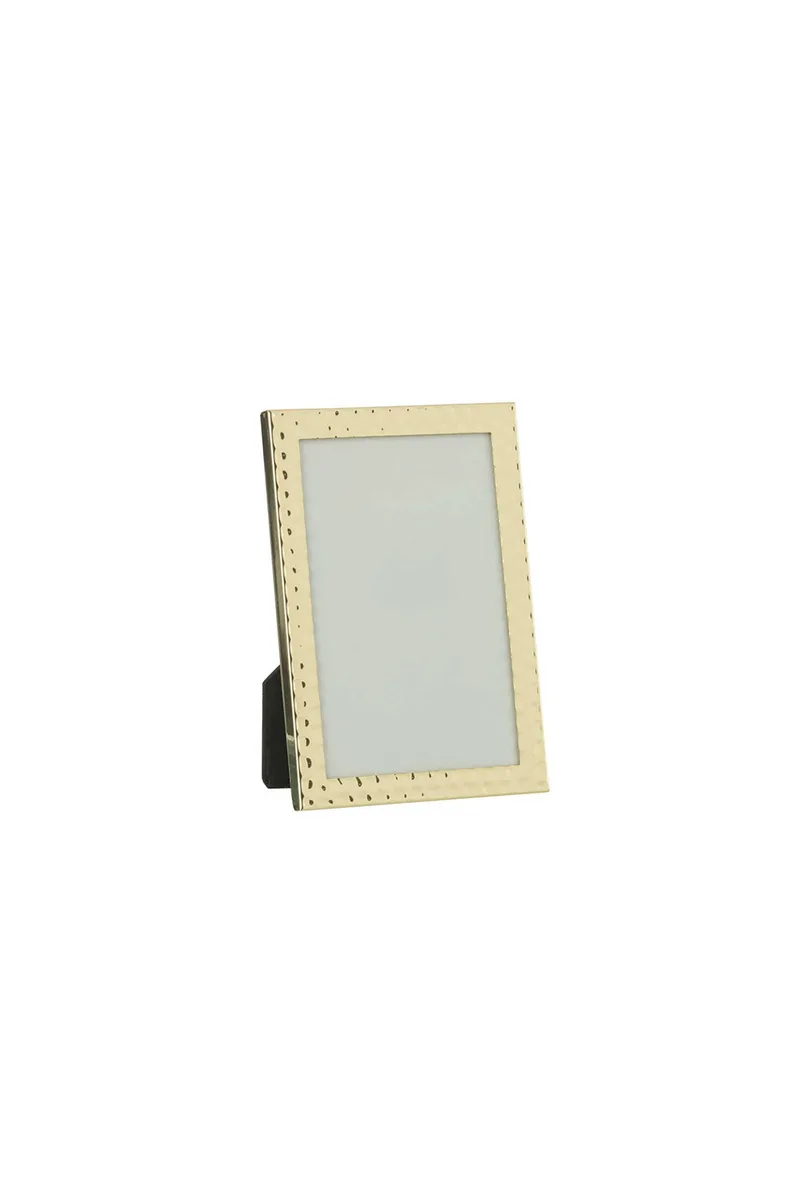 DOMUS HOMUS μεταλλική κορνίζα σε χρυσό χρώμα 14 x 12 x 19 cm - 20-05-793