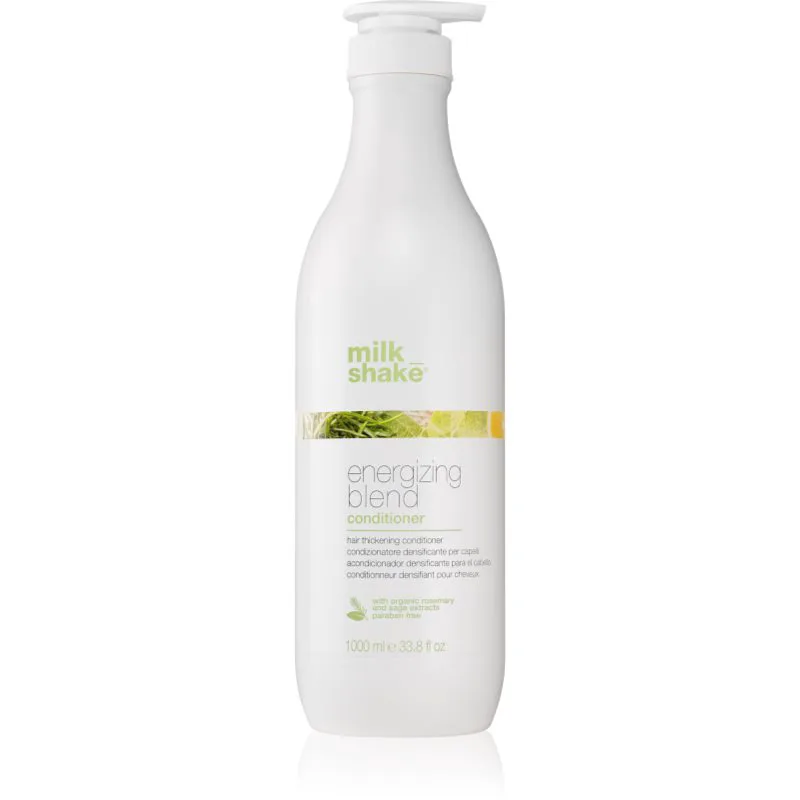 milk_shake® Scalp Care Energizing Blend ενεργοποιητικό κοντίσιονερ για λεπτά, αραιωμένα και εύθραυστα μαλλιά χωρίς paraben 1000 ml