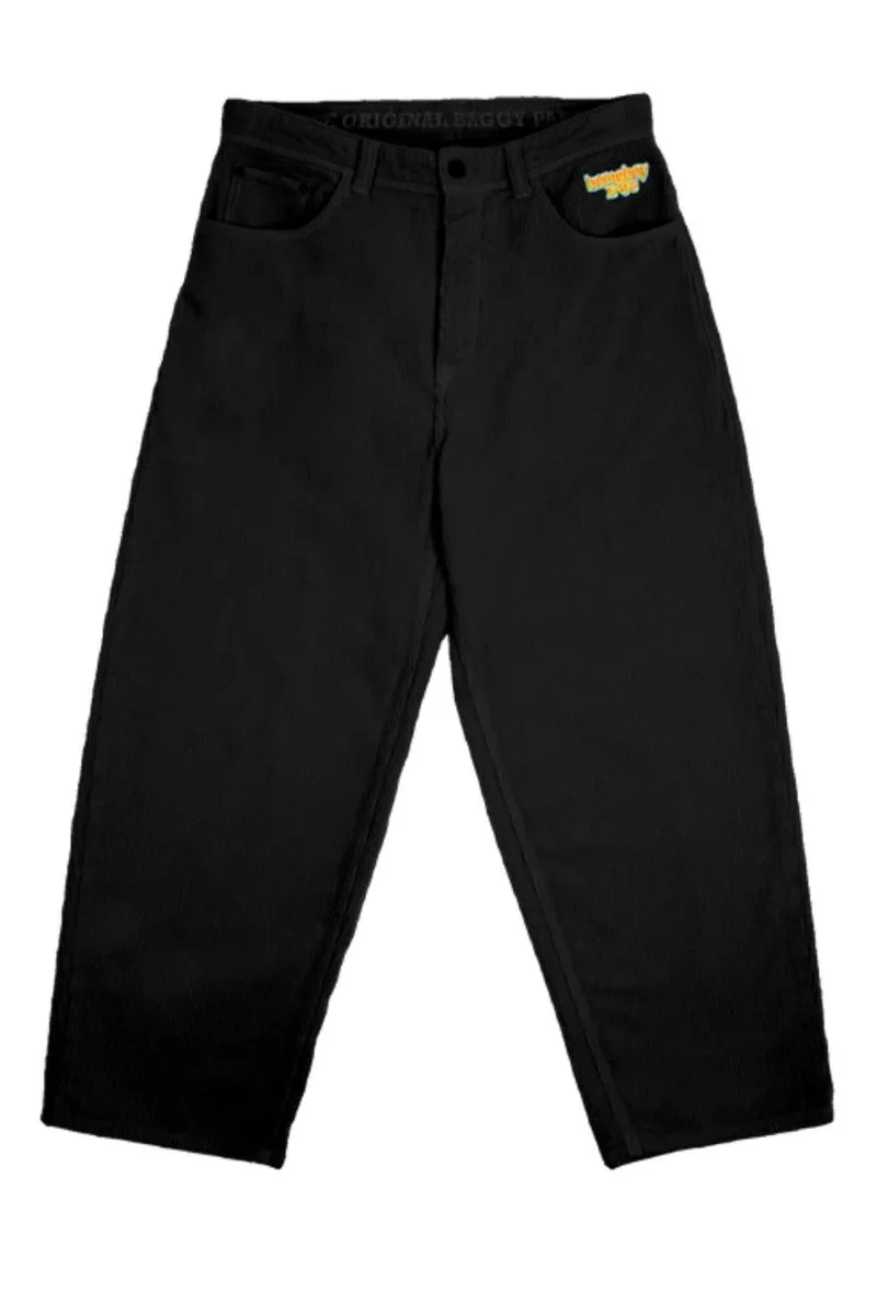HOMEBOY Παντελόνια X-TRA MONSTER CORD - ΜΑΥΡΟ-01PA1001-BLACK