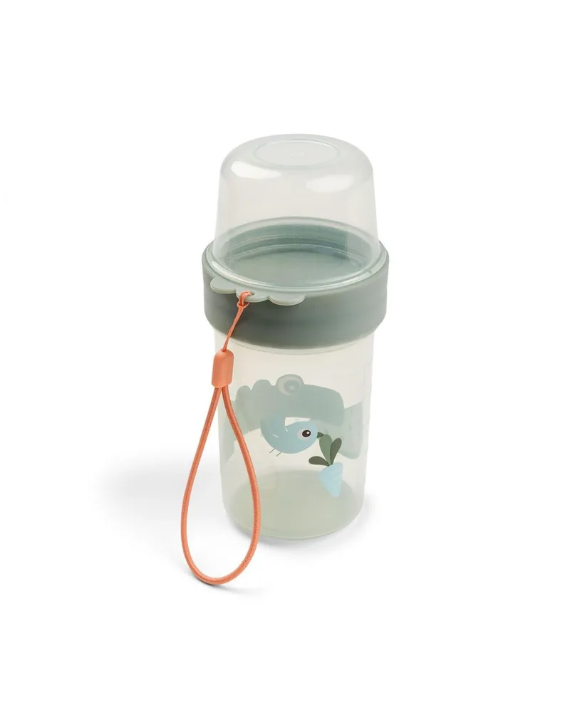 Δοχείο Φαγητού 2 Way Done By Deer Croco Green 150ml & 320ml BR77656