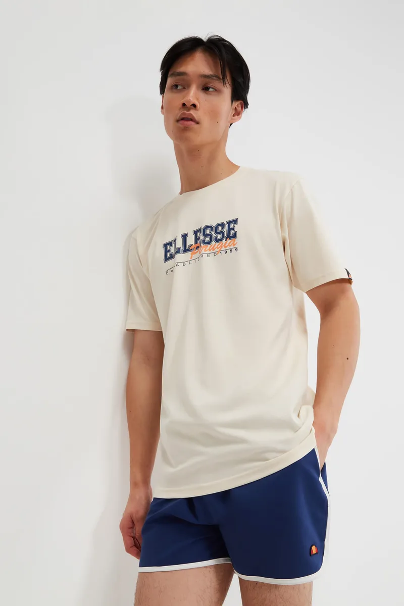Ellesse Zagda T-shirt Μπλούζα Ανδρικό - Μπεζ - SHV20122