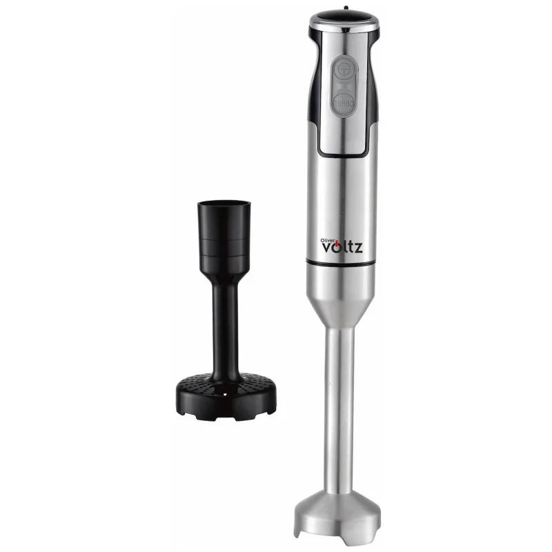 Μπλέντερ χειρός Oliver Voltz OV51112JP, 1500W, 2 ταχύτητες, εξάρτημα πατάτας, λεπίδα από ανοξείδωτο ατσάλι, Inox