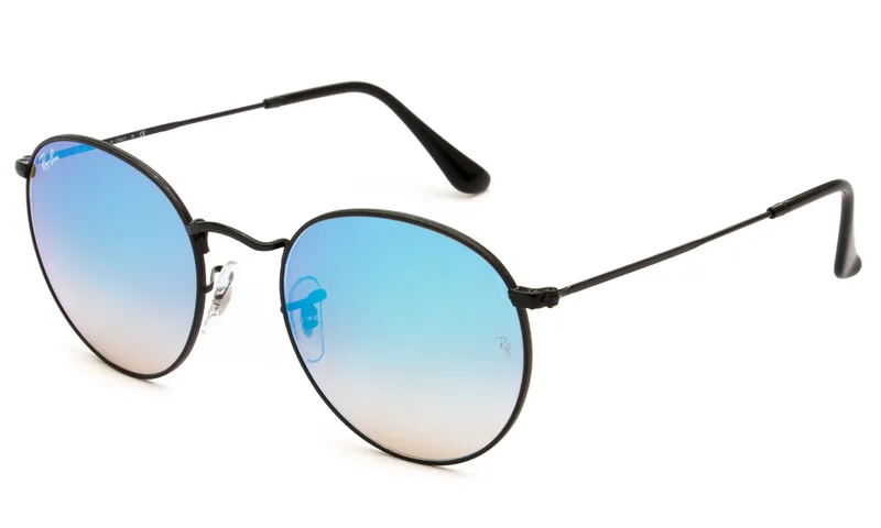 RAY BAN ΓΥΑΛΙΑ ΗΛΙΟΥ RAY BAN ROUND METAL 3447 002/4O 5321 3447 Μαύρο