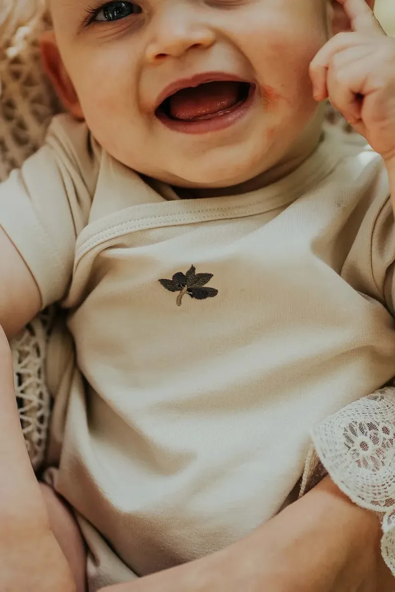 Βαμβακερά φορμάκια για μωρά Donsje Cadey Bodysuit Olive