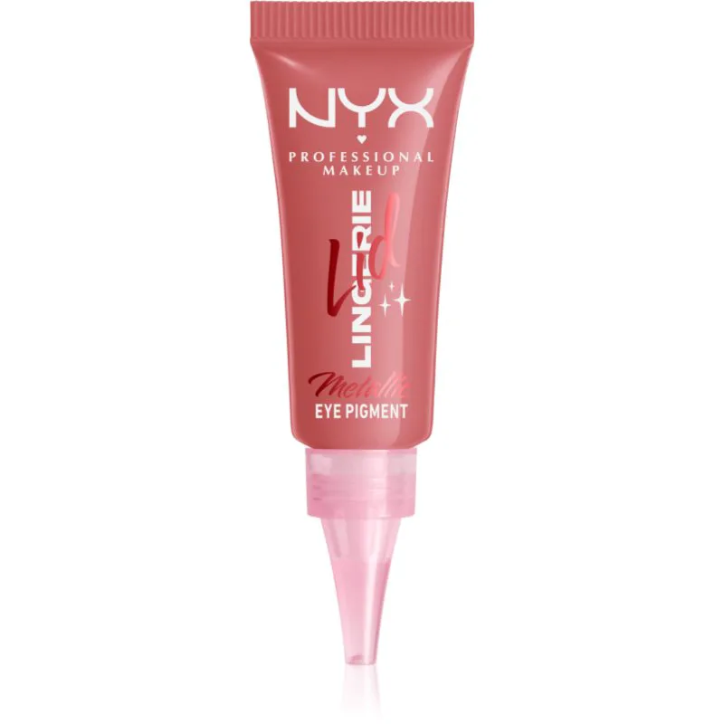 NYX Professional Makeup Lid Lingerie κρεμώδεις σκιές ματιών απόχρωση Risky Rosé 6 ml
