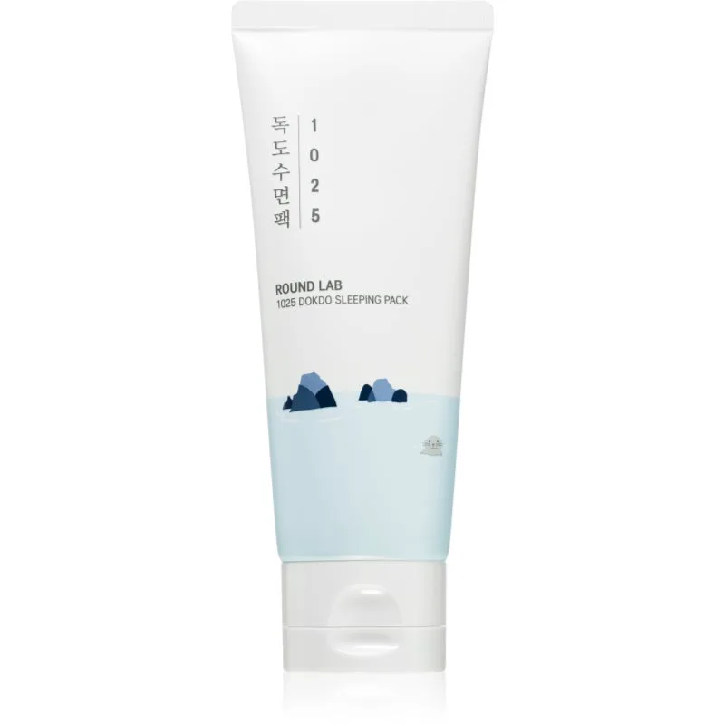 ROUND LAB 1025 Dokdo Sleeping Mask λαμπρυντική μάσκα νύχτας με ενυδατικό αποτέλεσμα 100 ml