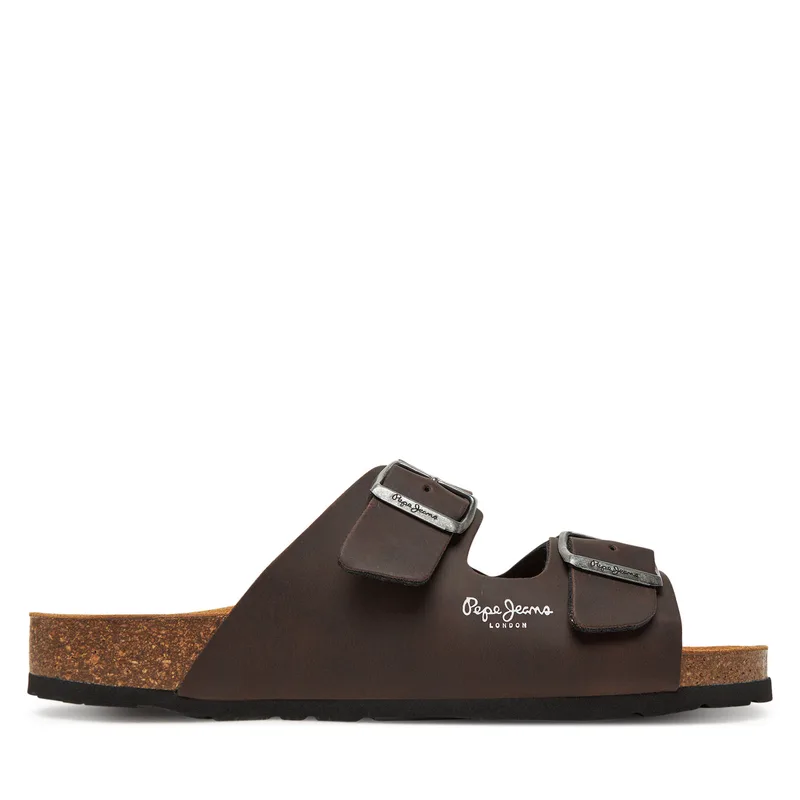Παντόφλες Pepe Jeans PMS90108 Καφέ