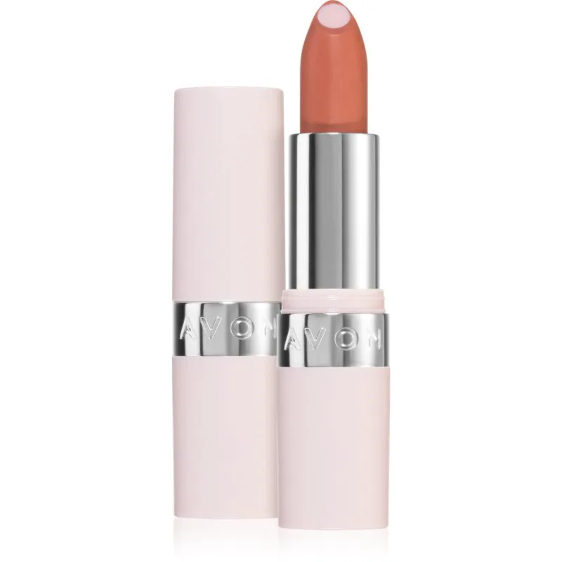 Avon Hydramatic ενυδατικό στιλπνό κραγιόν με υαλουρονικό οξύ απόχρωση Soft Nude 3.6 γρ