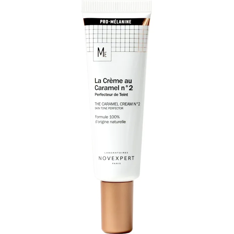 Novexpert Pro-Melanine The Caramel Cream Κρέμα Λάμψης για Όλους τους Τύπους Δέρματος με Χρώμα 30ml - No2