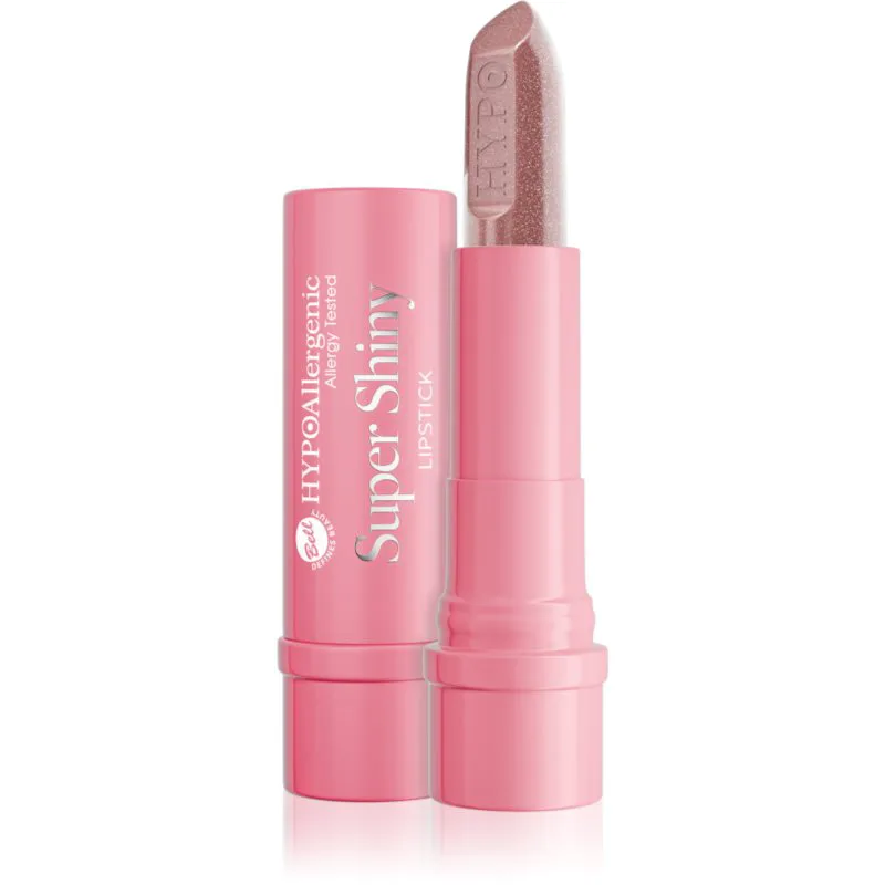 Bell HYPOallergenic Super Shiny Lipstick ενυδατικό στιλπνό κραγιόν απόχρωση 001 Charming Nude 4.2 γρ