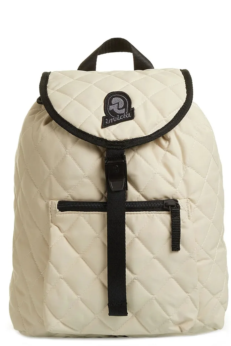 Τσάντα Πλάτης Invicta Mini Alpino Quilted 206002082111-ΕΚΡΟΥ