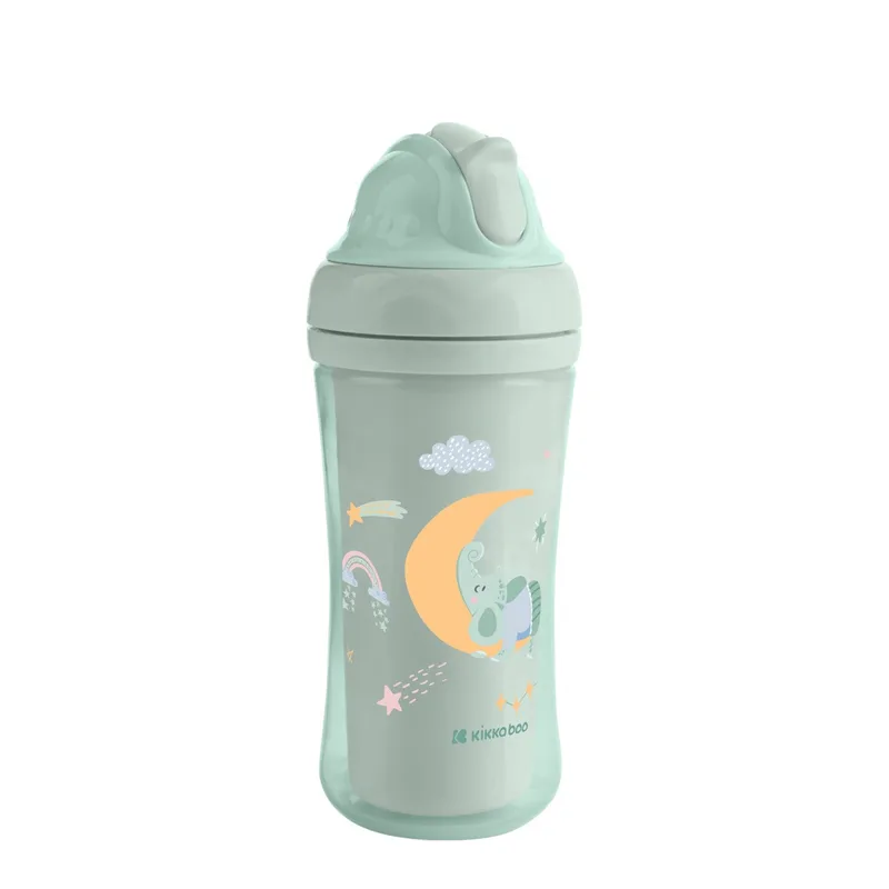 Παγούρι 220ml Με Καλαμάκι Kikka Boo Moony Me Mint